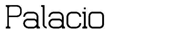 Palacio字体