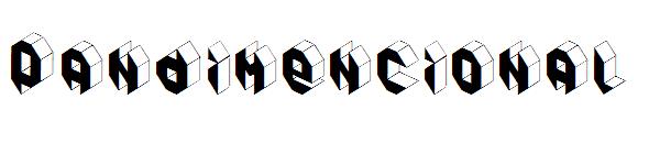 Pandimencional字体