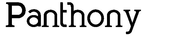 Panthony字体