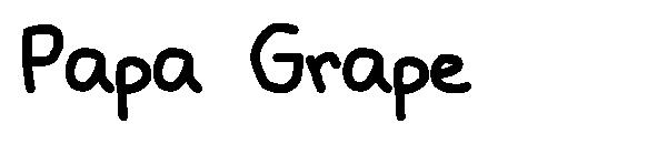 Papa Grape字体