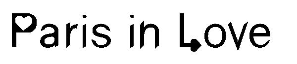 Paris in Love字体