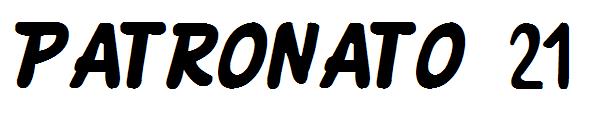 Patronato 21字体
