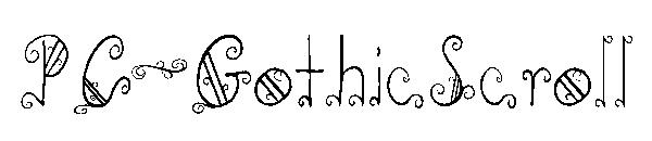 PC-GothicScroll字体