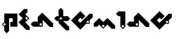 Pentomino字体