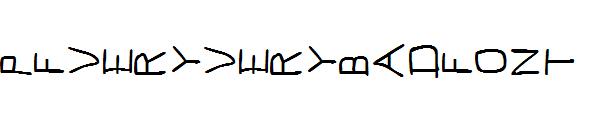 PFveryverybadfont字体