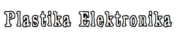 Plastika Elektronika字体