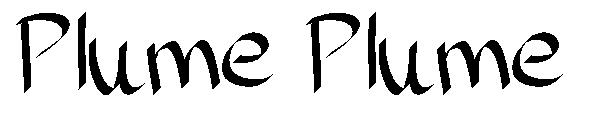 Plume Plume字体