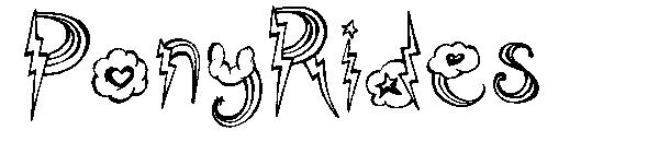 PonyRides字体