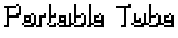 Portable Tube字体