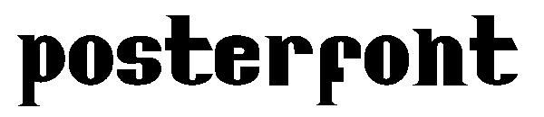 Posterfont字体
