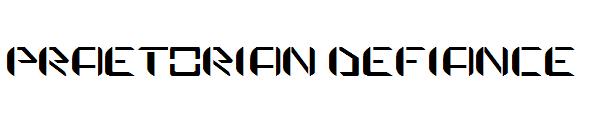 Praetorian Defiance字体