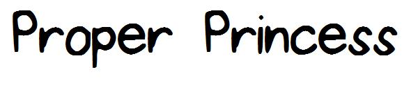 Proper Princess字体