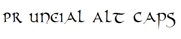 PR Uncial Alt Caps字体