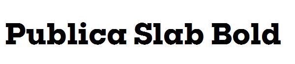 Publica Slab Bold字体