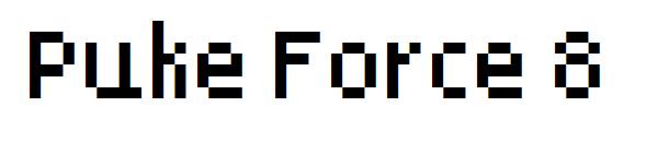 Puke Force 8字体