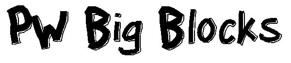 PW Big Blocks字体