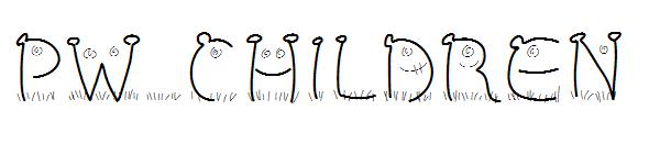 PW Children字体