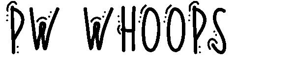 PW Whoops字体