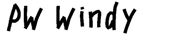 PW Windy字体