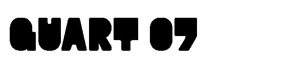 Quart 07字体