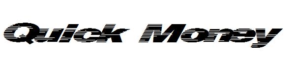 Quick Money字体