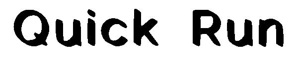 Quick Run字体
