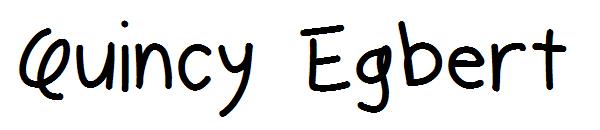 Quincy Egbert字体