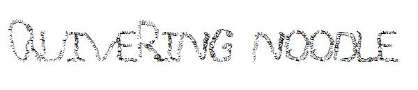Quivering Noodle字体