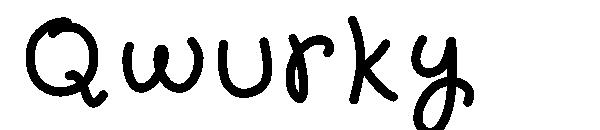 Qwurky字体