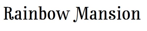 Rainbow Mansion字体