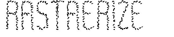 Rastaerize字体