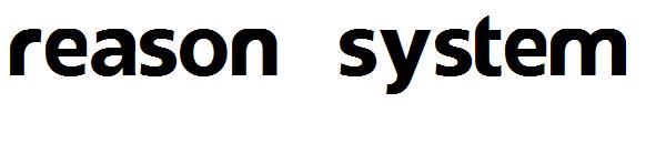 Reason System字体