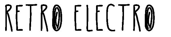 Retro Electro字体