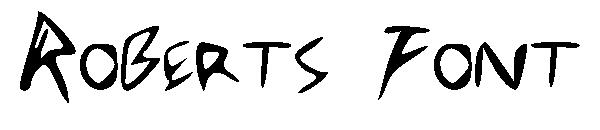 Roberts Font字体