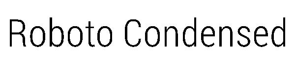 Roboto Condensed字体