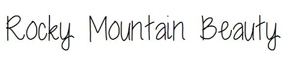 Rocky Mountain Beauty字体