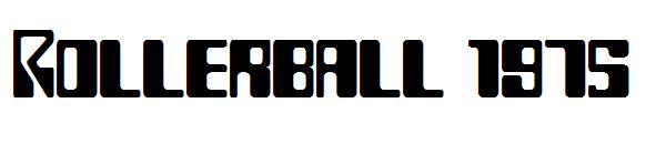 Rollerball 1975字体