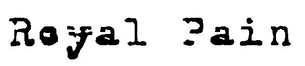Royal Pain字体