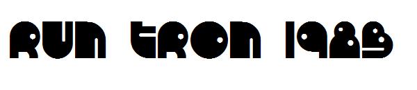 Run Tron 1983字体