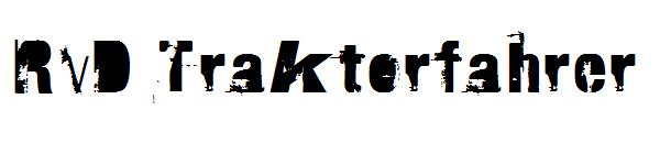 RvD Traktorfahrer字体