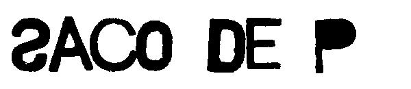 Saco de P字体