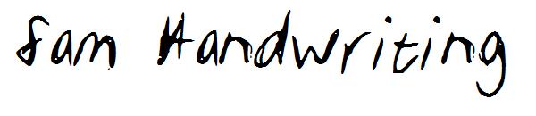 Sam Handwriting字体