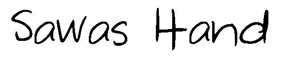 Sawas Hand字体