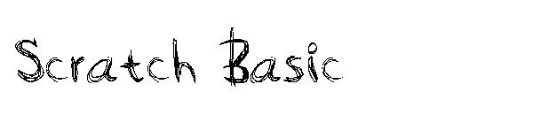 Scratch Basic字体