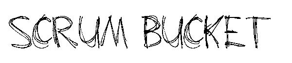 Scrum Bucket字体