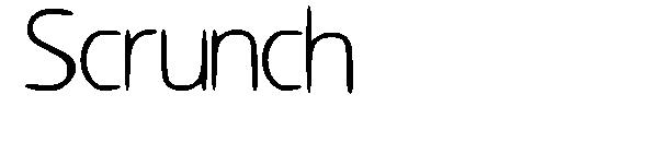 Scrunch字体