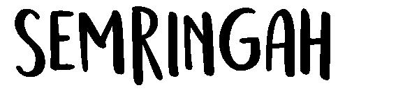 Semringah字体