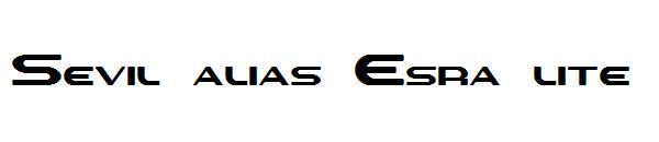 Sevil alias Esra lite字体