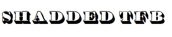 Shadded TFB字体