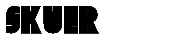 Skuer字体